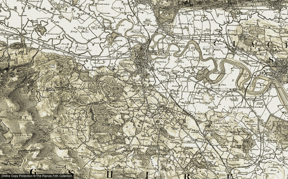 Old Map of St Ninians, 1904-1907 in 1904-1907