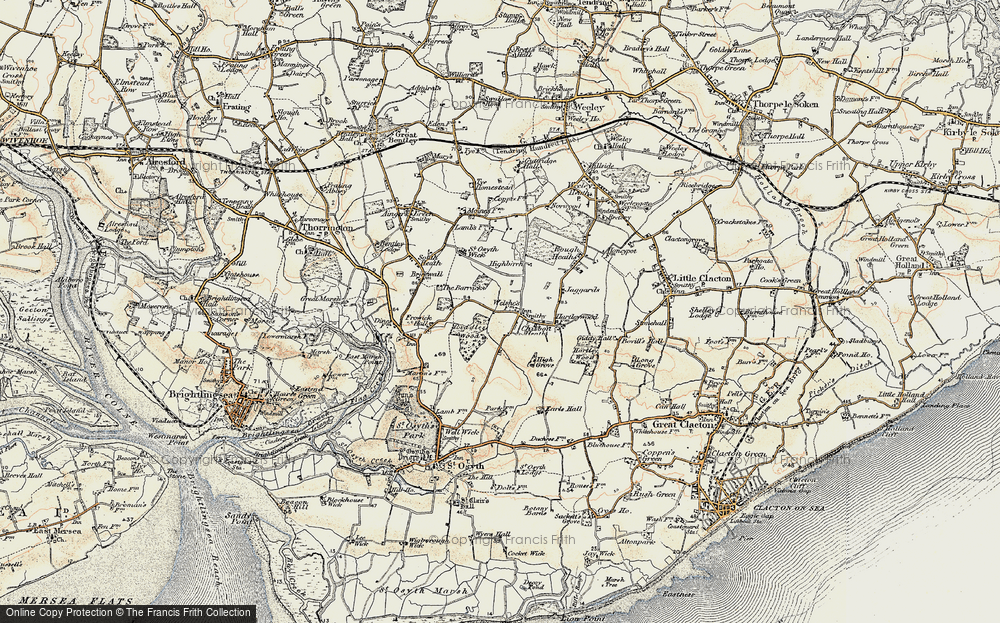 Old Map of St Osyth Heath, 0-1899 in 0-1899