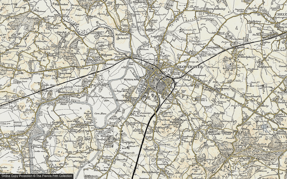 Old Map of St Paul's, 1898-1900 in 1898-1900