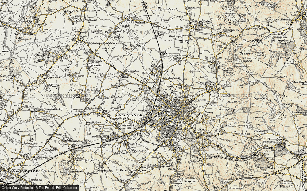 Old Map of St Peter's, 1898-1900 in 1898-1900