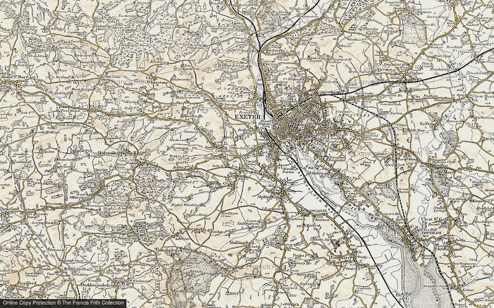 Old Map of St Thomas, 1899 in 1899