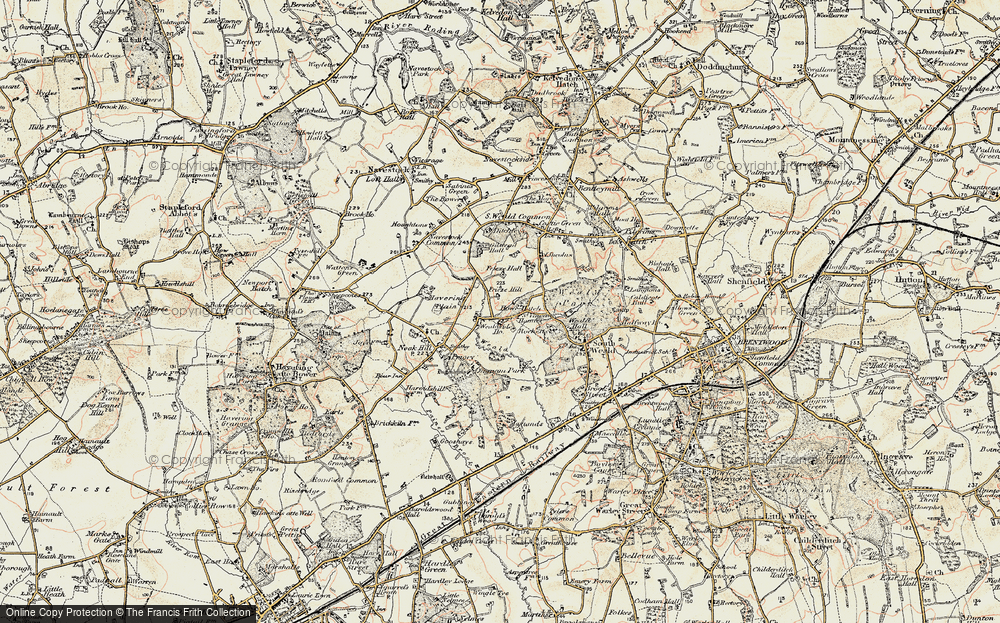 Old Map of St Vincent's Hamlet, 1898 in 1898
