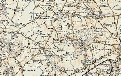 Old map of St Vincent's Hamlet in 1898
