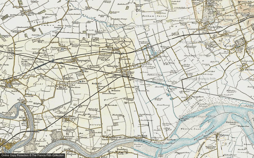 Old Map of Staddlethorpe, 1903 in 1903