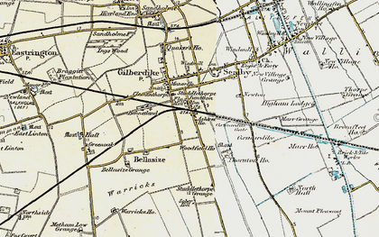 Old map of Staddlethorpe in 1903