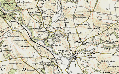 Old map of Baronwood Park in 1901-1904