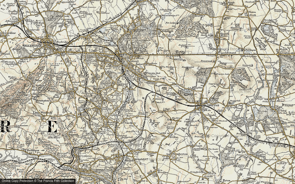 Old Map of Stafford Park, 1902 in 1902