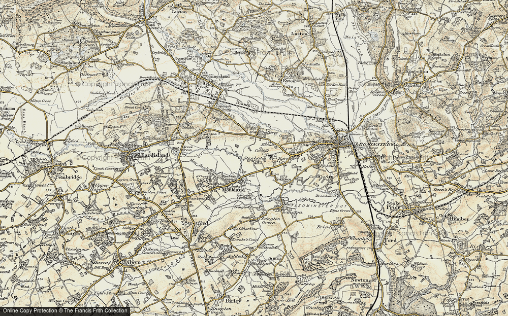 Old Map of Stagbatch, 1900-1903 in 1900-1903