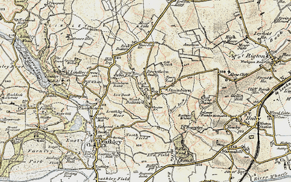 Old map of Stainburn in 1903-1904
