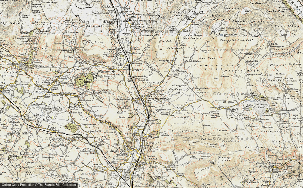 Old Map of Stainforth, 1903-1904 in 1903-1904