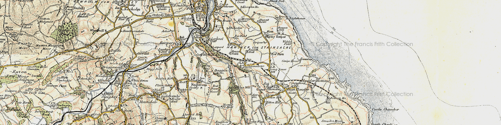 Old map of Asp Ho in 1903-1904