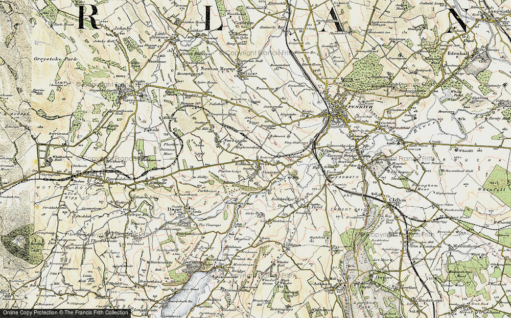 Old Map of Stainton, 1901-1904 in 1901-1904