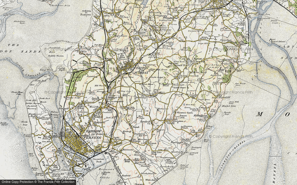 Old Map of Stainton with Adgarley, 1903-1904 in 1903-1904