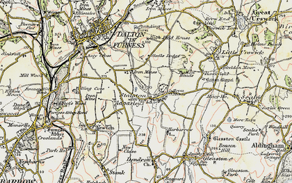 Old map of Stainton with Adgarley in 1903-1904