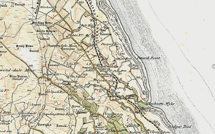 Old map of Staintondale in 1903-1904