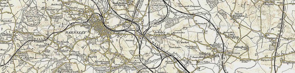 Old map of Stairfoot in 1903