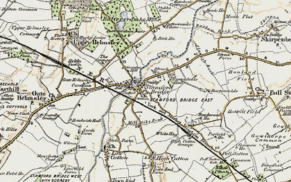 Old map of Stamford Bridge in 1903-1904