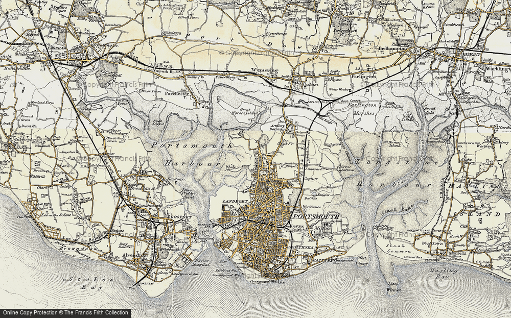 Old Map of Stamshaw, 1897-1899 in 1897-1899