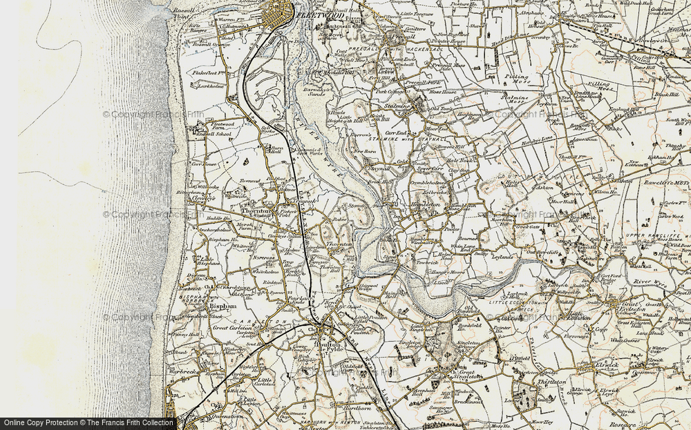 Old Map of Stanah, 1903-1904 in 1903-1904