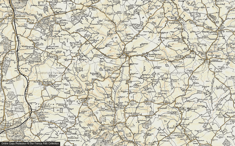Old Map of Stanbrook, 1898-1899 in 1898-1899