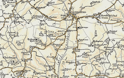 Old map of Stanbrook in 1898-1899