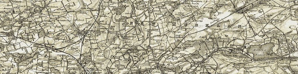 Old map of Stand in 1904-1905