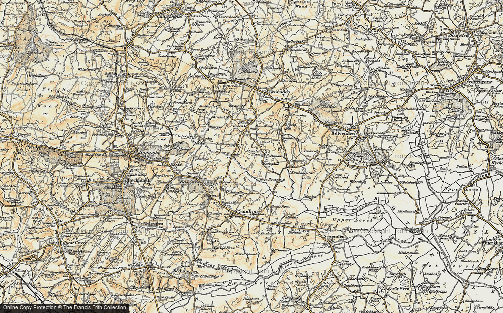 Old Maps of Standen Street, Kent - Francis Frith