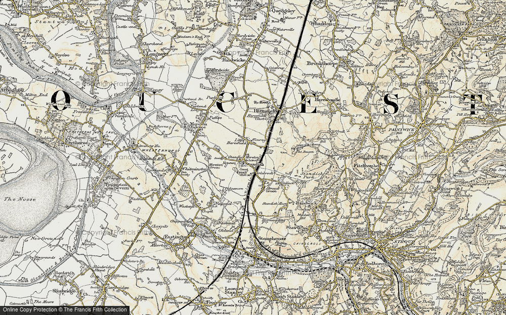 Old Map of Standish, 1898-1900 in 1898-1900
