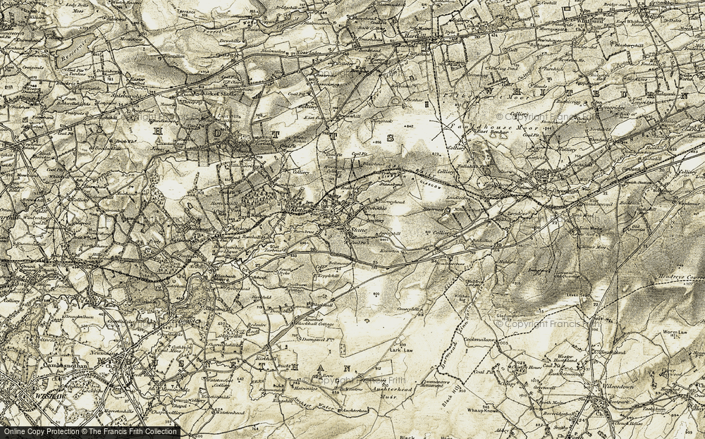 Old Map of Stane, 1904-1905 in 1904-1905