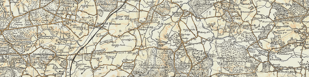 Old map of Stanford End in 1897-1900