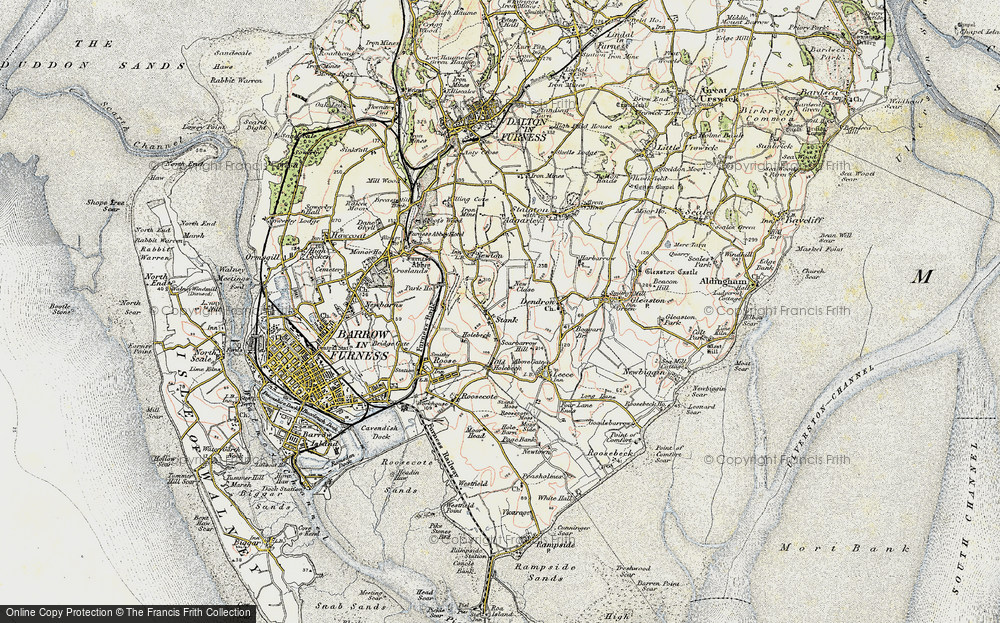 Old Map of Stank, 1903-1904 in 1903-1904