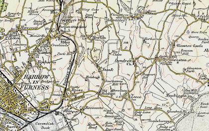 Old map of Stank in 1903-1904