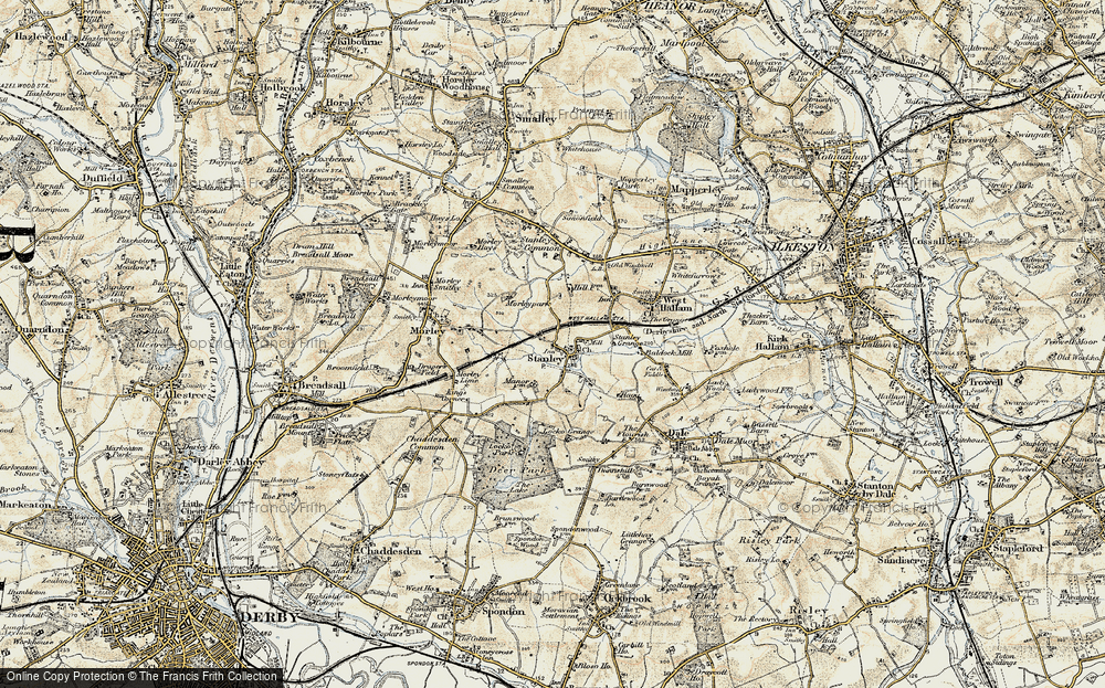 Old Map of Stanley, 1902-1903 in 1902-1903