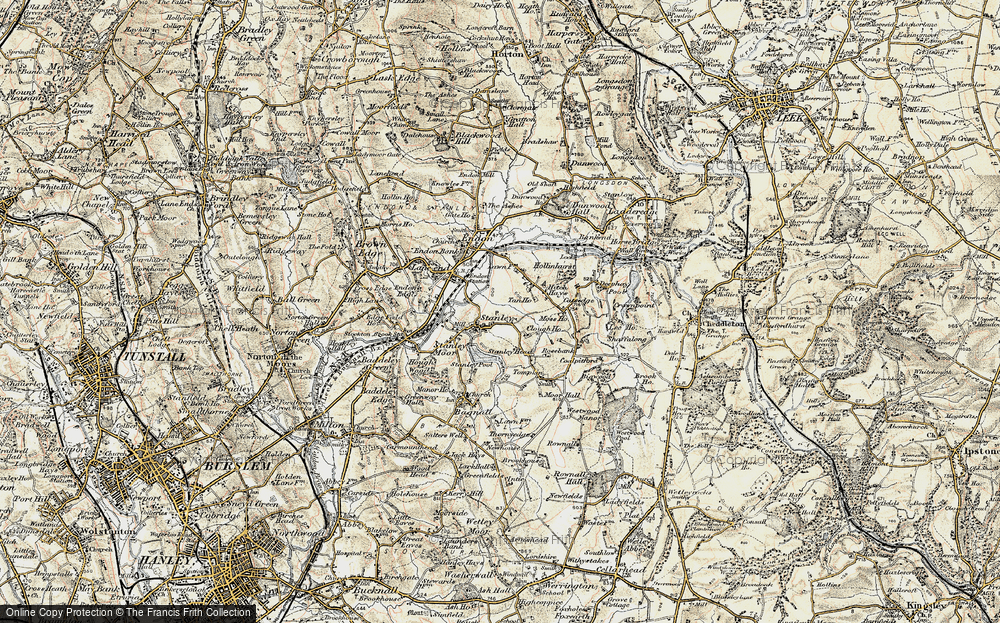 Old Map of Stanley, 1902 in 1902
