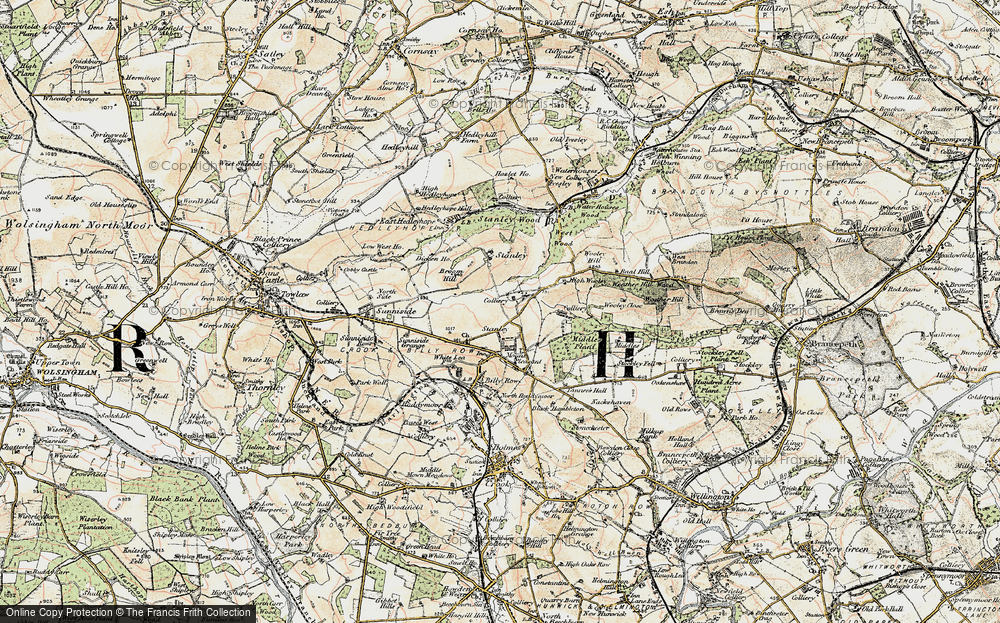 Old Map of Stanley Crook, 1901-1904 in 1901-1904