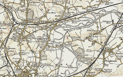 Old map of Stanley Ferry in 1903
