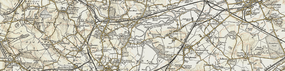 Old map of Stanley Ferry in 1903