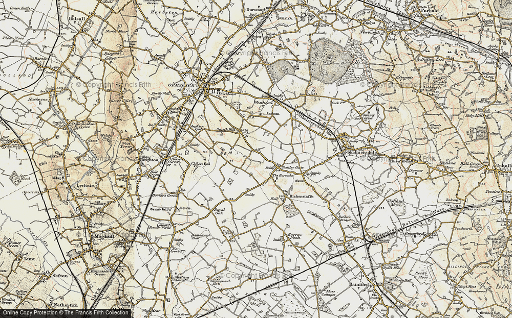 Old Map of Stanley Gate, 1902-1903 in 1902-1903