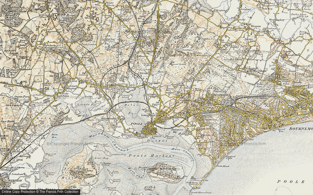 Old Map of Stanley Green, 1899-1909 in 1899-1909