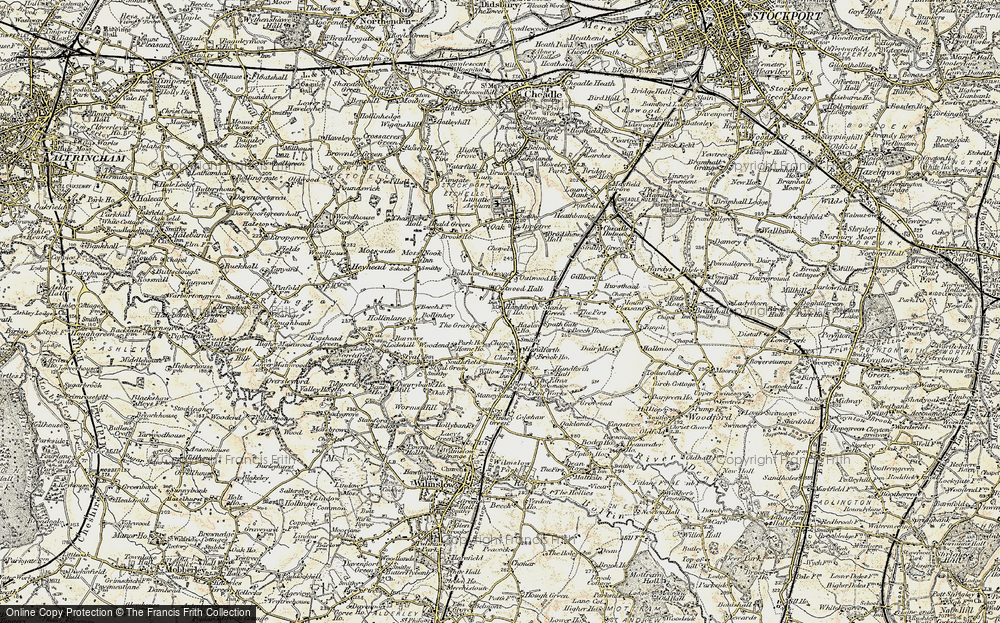 Old Map of Stanley Green, 1902-1903 in 1902-1903