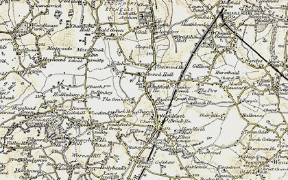 Old map of Stanley Green in 1902-1903
