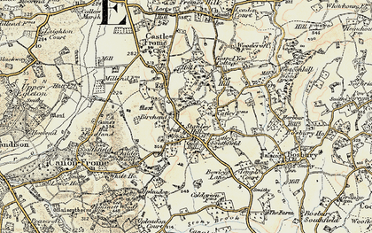 Old map of Stanley Hill in 1899-1901