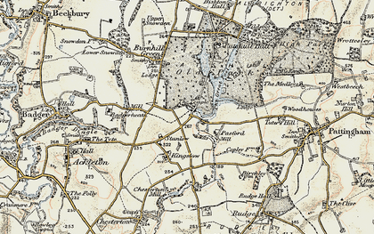 Old map of Stanlow in 1902