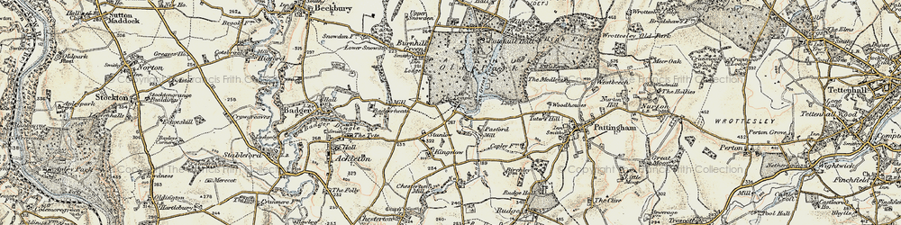 Old map of Stanlow in 1902