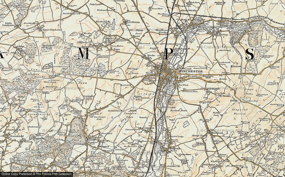 Old Map of Stanmore, 1897-1900 in 1897-1900