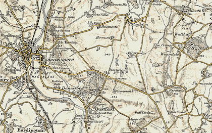 Old map of Stanmore in 1902