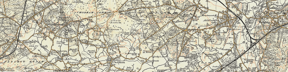 Old map of Larkenshaw in 1897-1909