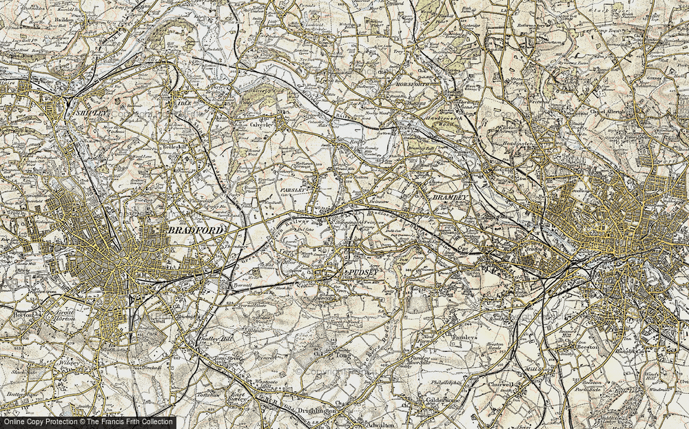 Old Map of Stanningley, 1903-1904 in 1903-1904
