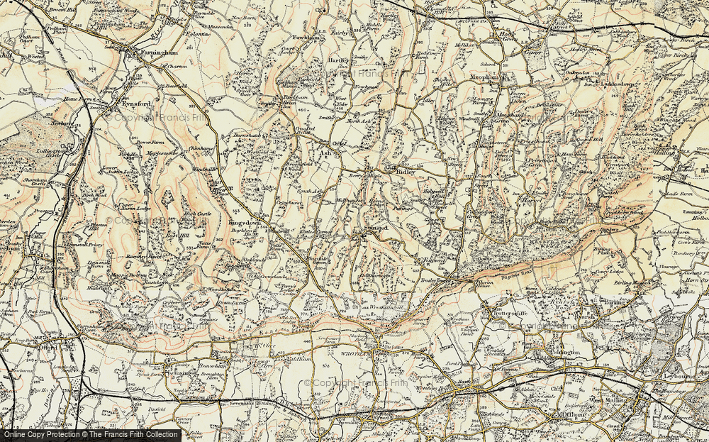 Old Map of Stansted, 1897-1898 in 1897-1898