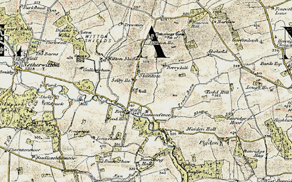 Old map of Witton Shields in 1901-1903